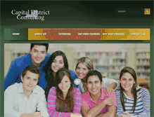 Tablet Screenshot of capitaldistrictconsulting.com